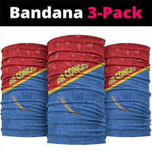 DR Congo Football Neck Gaiter Go Champions - African Pride