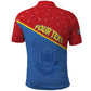 Custom DR Congo Football Polo Shirt Go Champions - African Pride