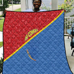 DR Congo Football Quilt Go Champions - African Pride