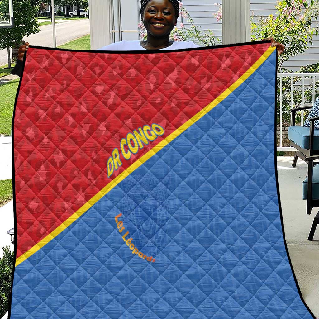 DR Congo Football Quilt Go Champions - African Pride