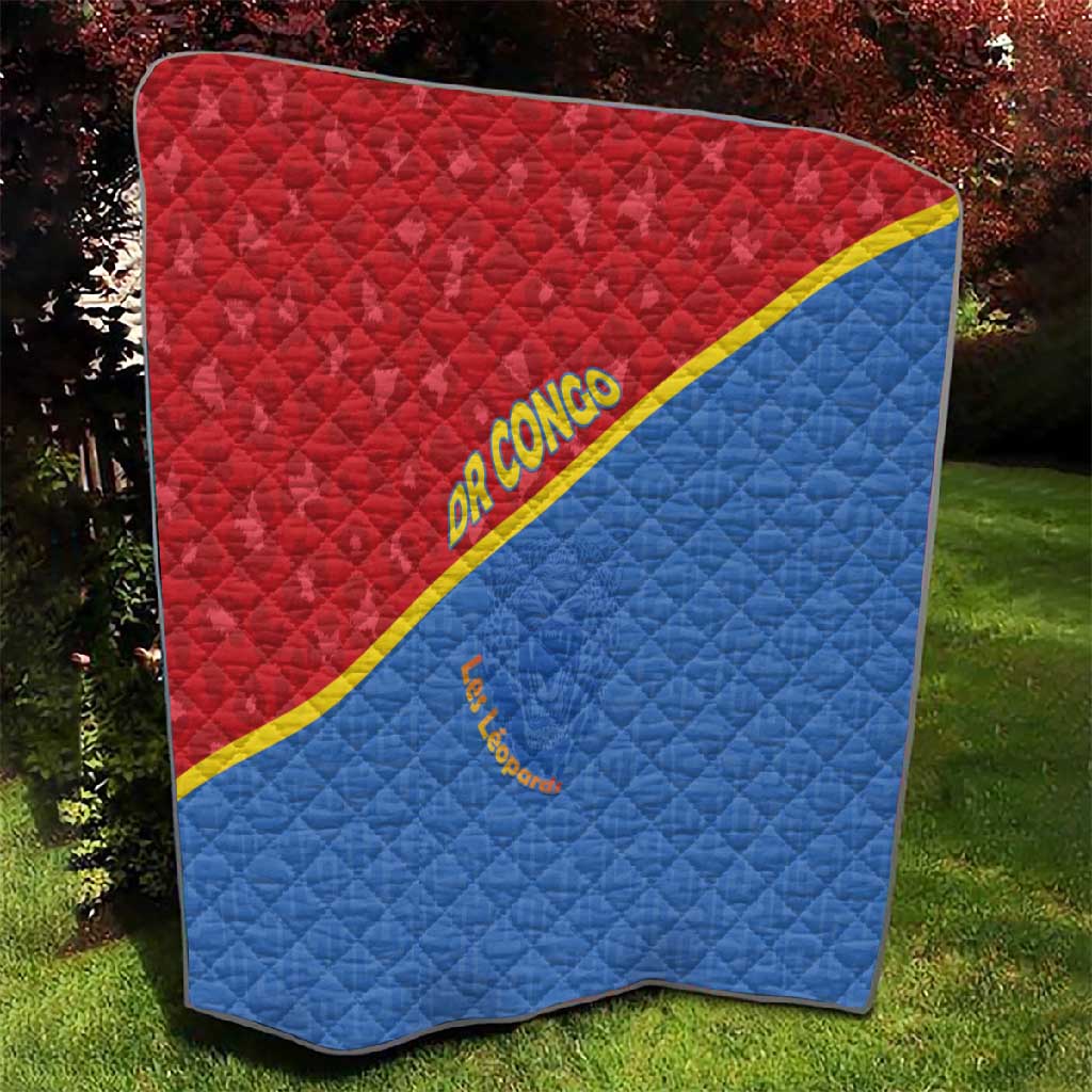 DR Congo Football Quilt Go Champions - African Pride