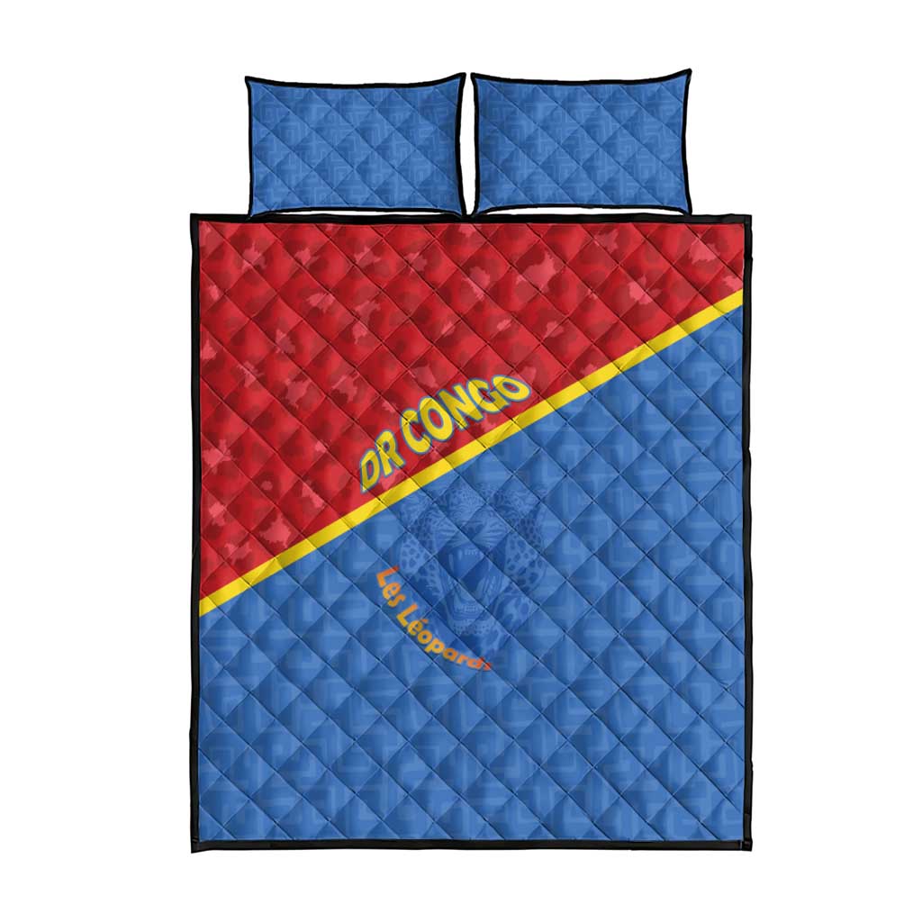 DR Congo Football Quilt Bed Set Go Champions - African Pride