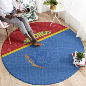 DR Congo Football Round Carpet Go Champions - African Pride
