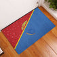 DR Congo Football Rubber Doormat Go Champions - African Pride