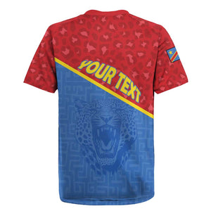 Custom DR Congo Football Rugby Jersey Go Champions - African Pride