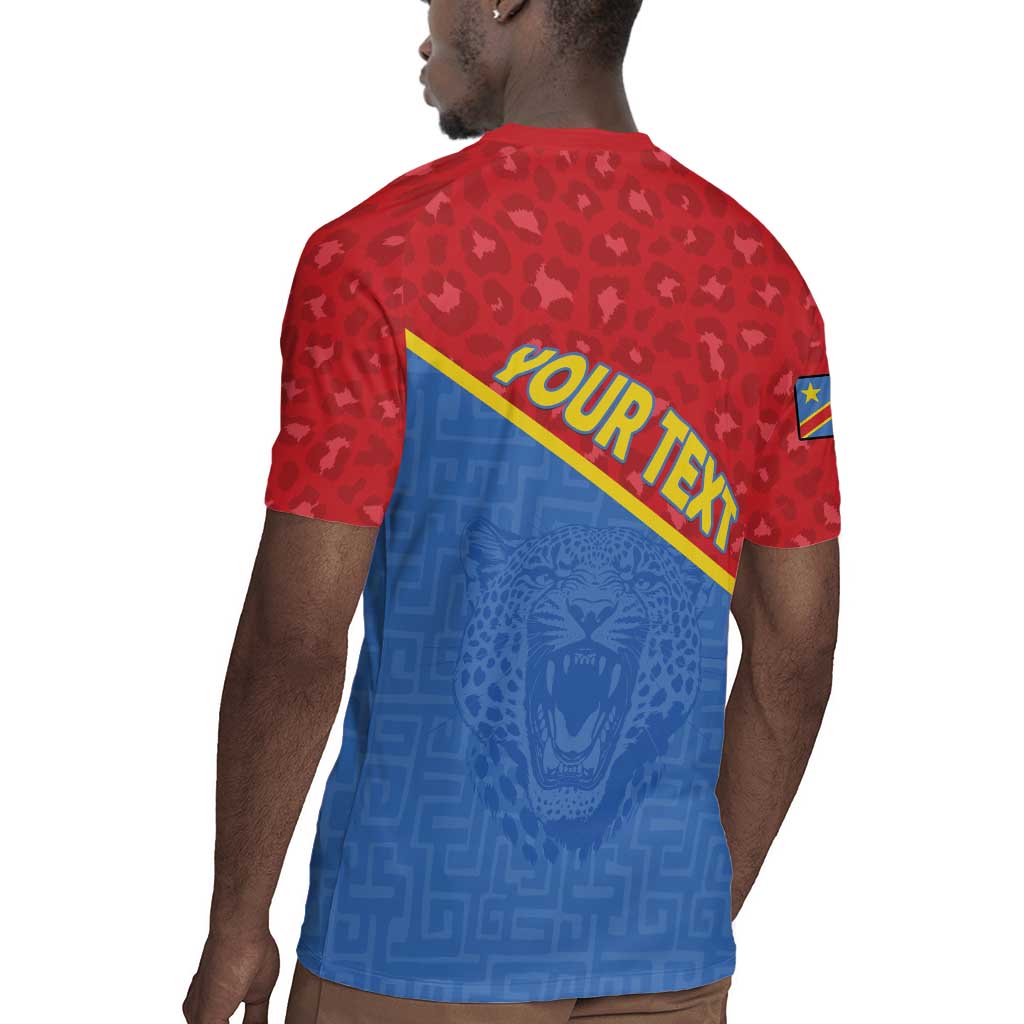 Custom DR Congo Football Rugby Jersey Go Champions - African Pride