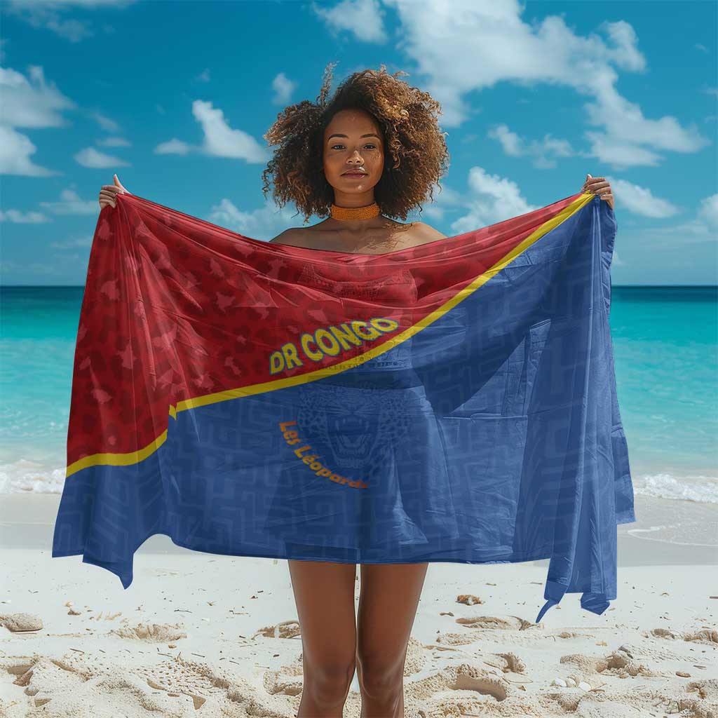 DR Congo Football Sarong Go Champions - African Pride