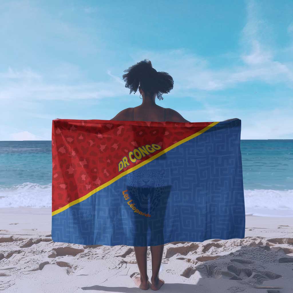 DR Congo Football Sarong Go Champions - African Pride