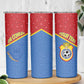 Custom DR Congo Football Skinny Tumbler Go Champions - African Pride