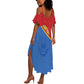 Custom DR Congo Football Summer Maxi Dress Go Champions - African Pride