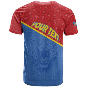 Custom DR Congo Football T shirt Go Champions - African Pride
