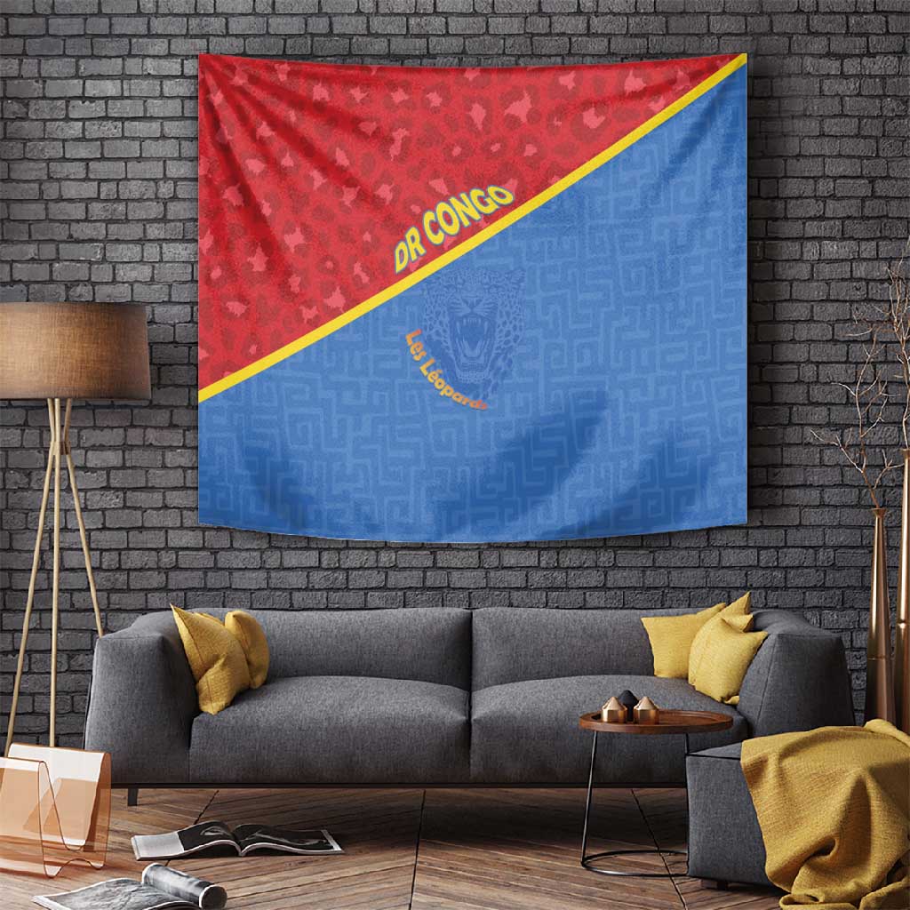 DR Congo Football Tapestry Go Champions - African Pride