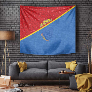 DR Congo Football Tapestry Go Champions - African Pride
