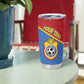 Custom DR Congo Football Tumbler Cup Go Champions - African Pride