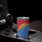 Custom DR Congo Football Tumbler Cup Go Champions - African Pride