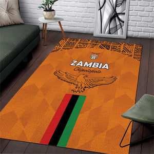 Zambia Football Area Rug Come On Chipolopolo - African Pride