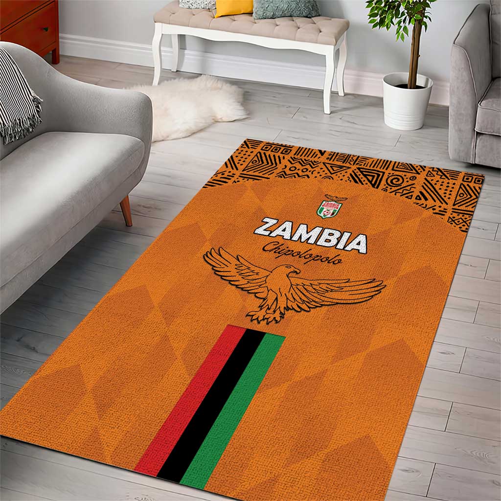 Zambia Football Area Rug Come On Chipolopolo - African Pride