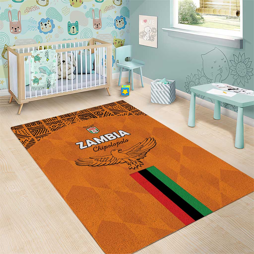 Zambia Football Area Rug Come On Chipolopolo - African Pride