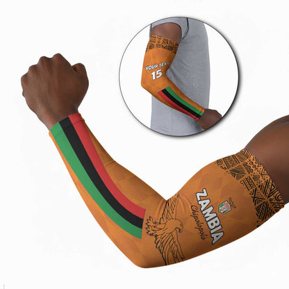 Custom Zambia Football Arm Sleeves Go Chipolopolo Go