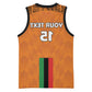 Custom Zambia Football Basketball Jersey Come On Chipolopolo - African Pride