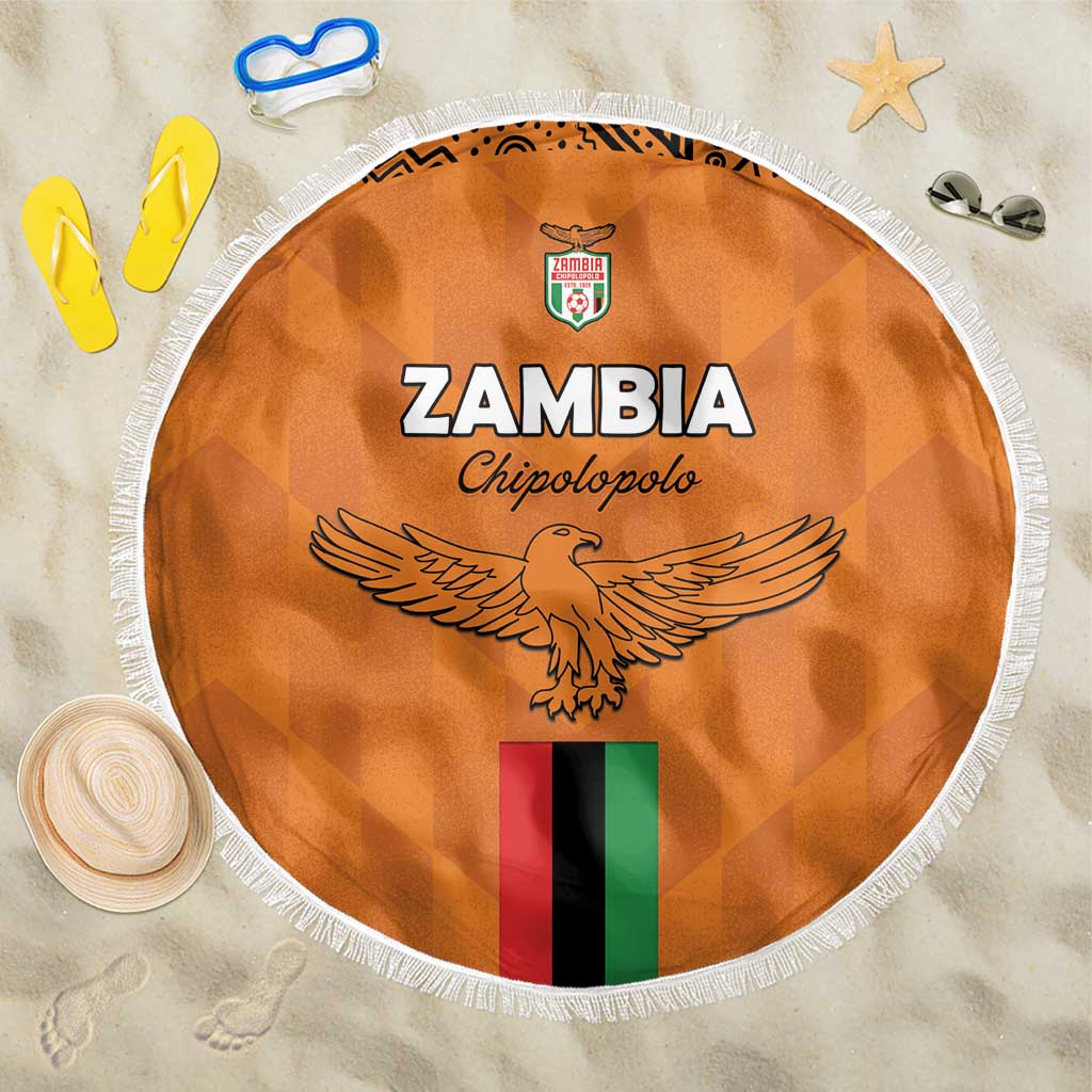 Zambia Football Beach Blanket Come On Chipolopolo - African Pride
