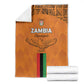 Zambia Football Blanket Come On Chipolopolo - African Pride