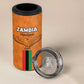 Custom Zambia Football 4 in 1 Can Cooler Tumbler Come On Chipolopolo - African Pride