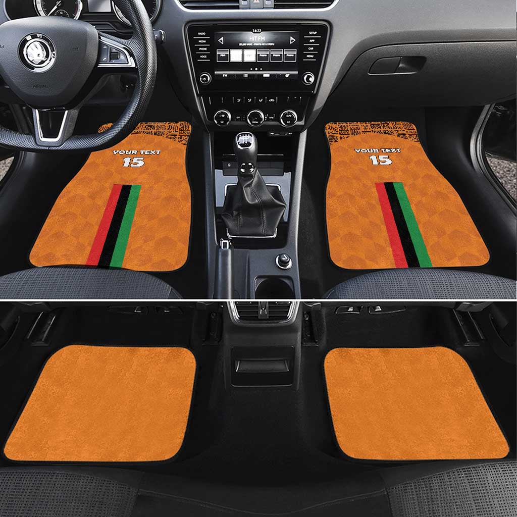Custom Zambia Football Car Mats Come On Chipolopolo - African Pride