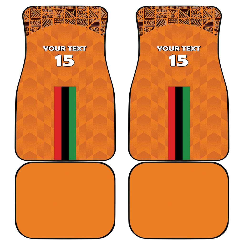 Custom Zambia Football Car Mats Come On Chipolopolo - African Pride