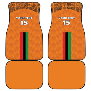 Custom Zambia Football Car Mats Come On Chipolopolo - African Pride