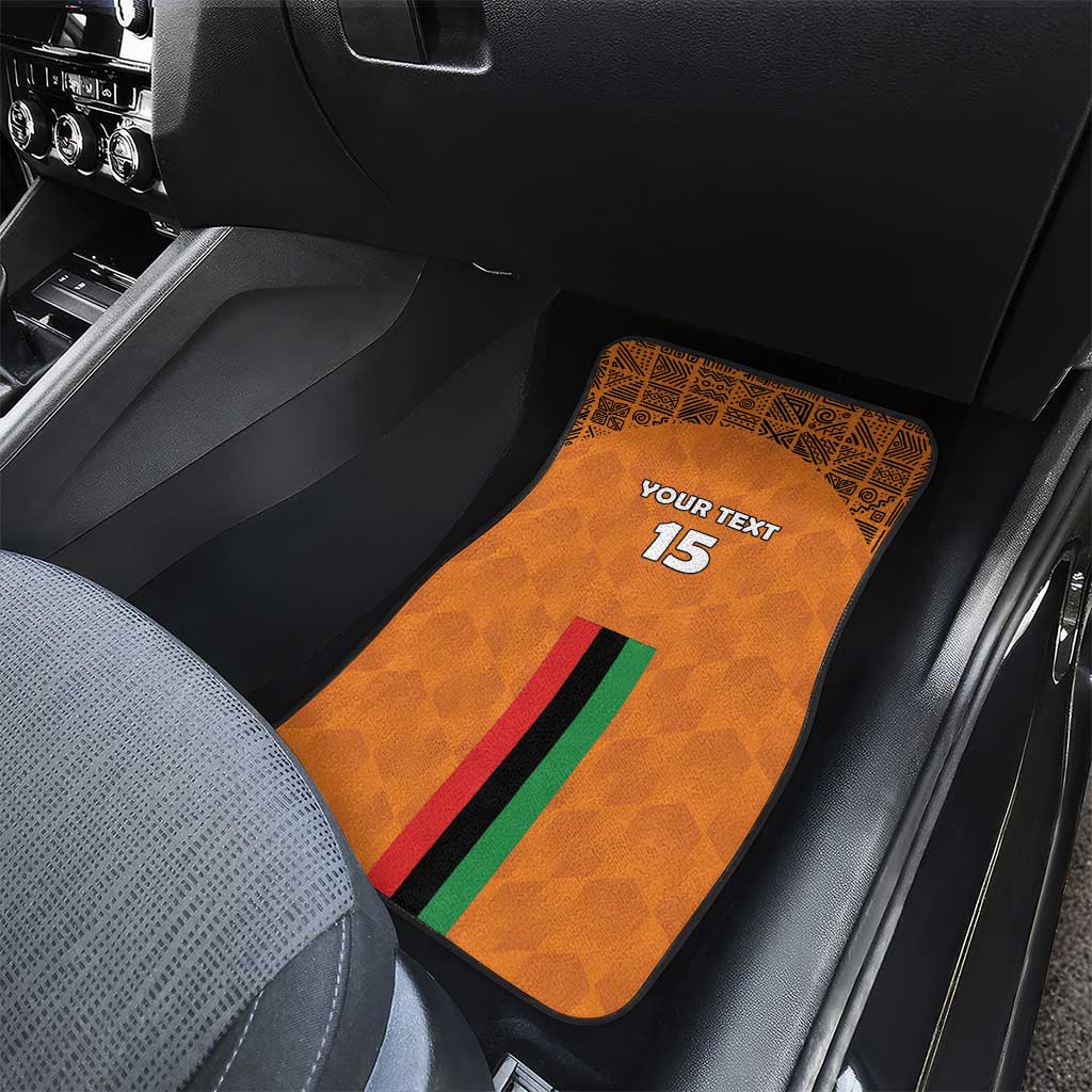Custom Zambia Football Car Mats Come On Chipolopolo - African Pride