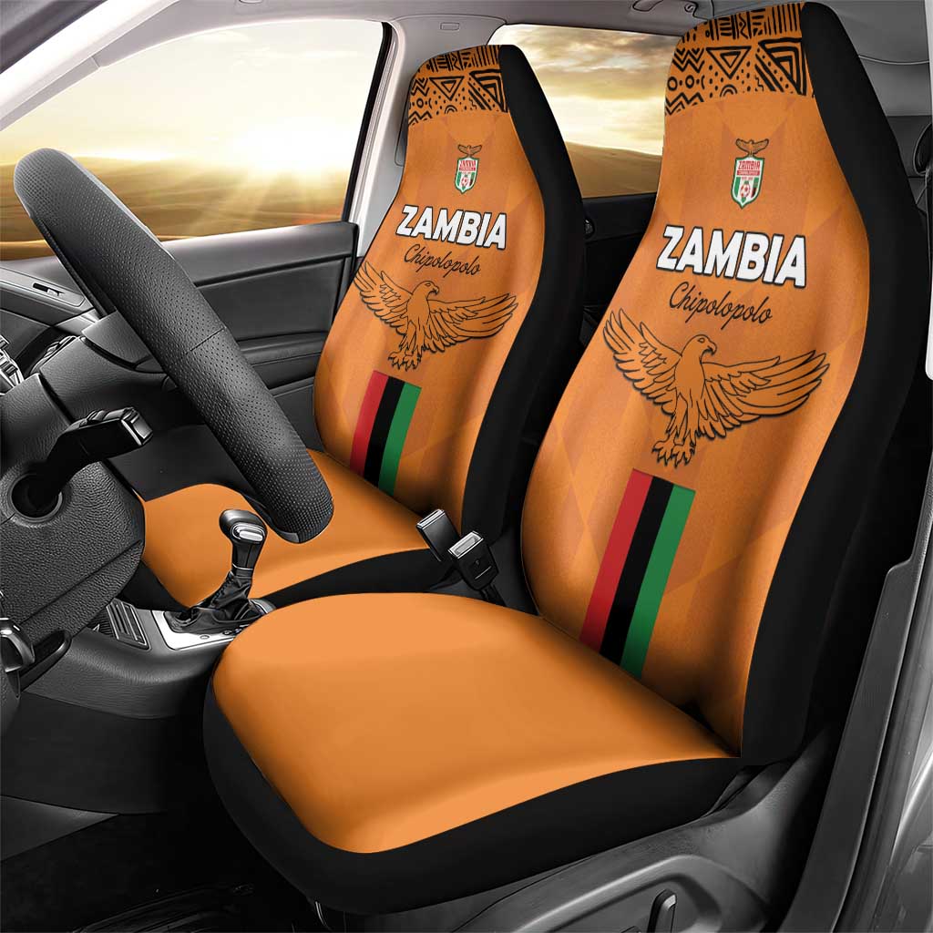 Zambia Football Car Seat Cover Come On Chipolopolo - African Pride