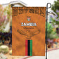 Zambia Football Garden Flag Come On Chipolopolo - African Pride