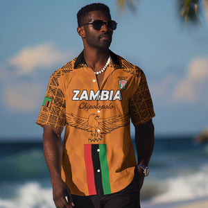 Custom Zambia Football Hawaiian Shirt Come On Chipolopolo - African Pride