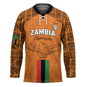 Custom Zambia Football Hockey Jersey Go Chipolopolo Go