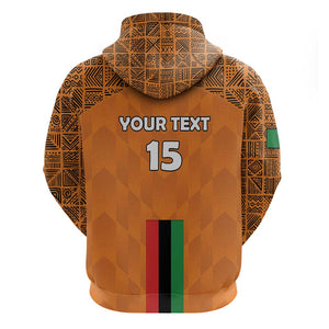 Custom Zambia Football Hoodie Come On Chipolopolo - African Pride