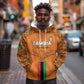 Custom Zambia Football Hoodie Come On Chipolopolo - African Pride