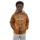 Custom Zambia Football Kid Hoodie Come On Chipolopolo - African Pride