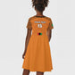 Custom Zambia Football Kid Short Sleeve Dress Come On Chipolopolo - African Pride