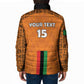 Custom Zambia Football Padded Jacket Go Chipolopolo Go