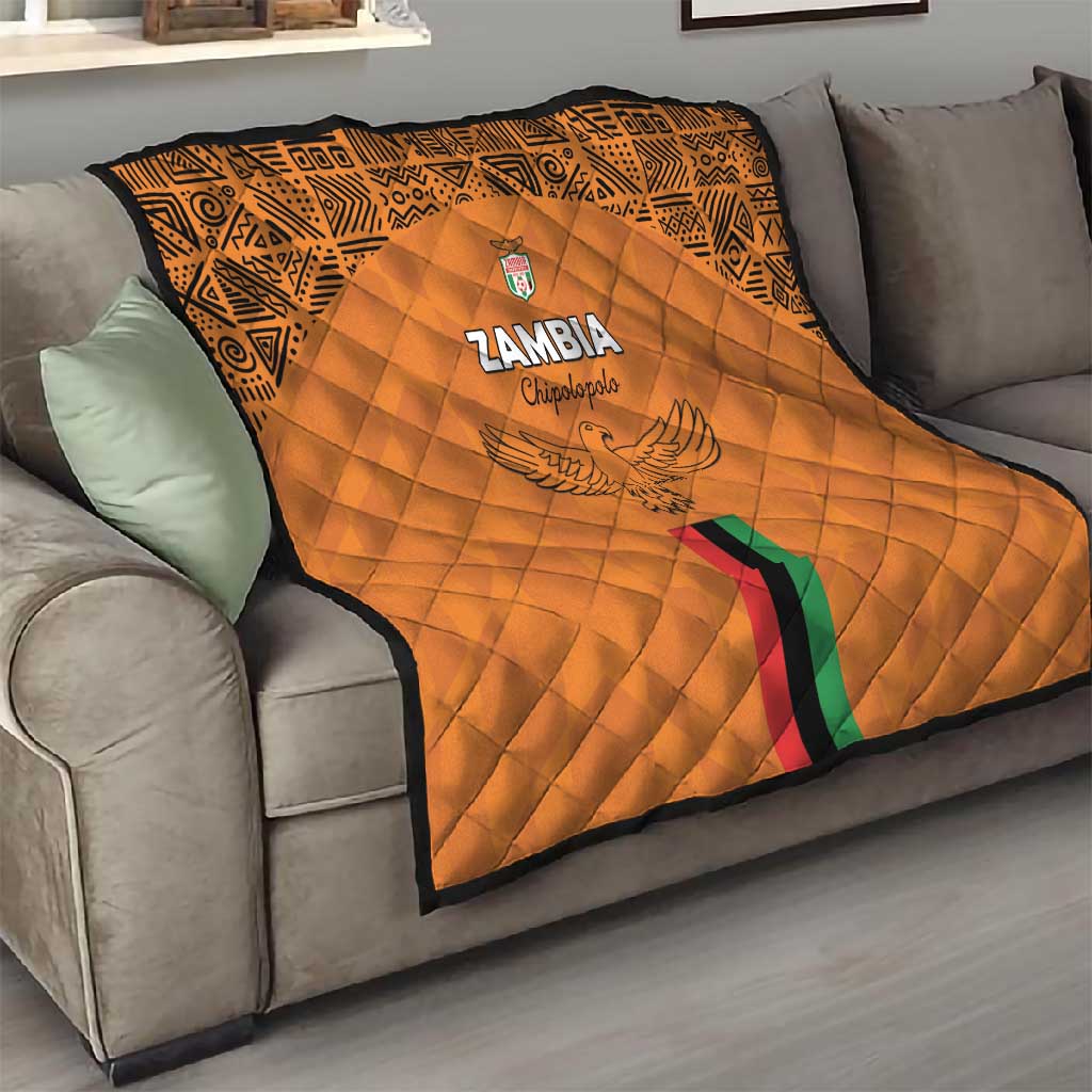 Zambia Football Quilt Come On Chipolopolo - African Pride
