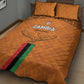 Zambia Football Quilt Bed Set Come On Chipolopolo - African Pride