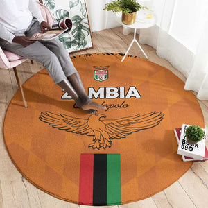Zambia Football Round Carpet Come On Chipolopolo - African Pride