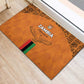 Zambia Football Rubber Doormat Come On Chipolopolo - African Pride