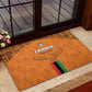 Zambia Football Rubber Doormat Come On Chipolopolo - African Pride
