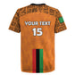 Custom Zambia Football Rugby Jersey Come On Chipolopolo - African Pride