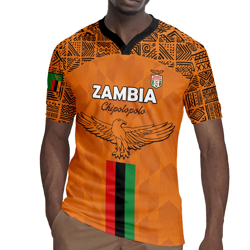 Custom Zambia Football Rugby Jersey Come On Chipolopolo - African Pride