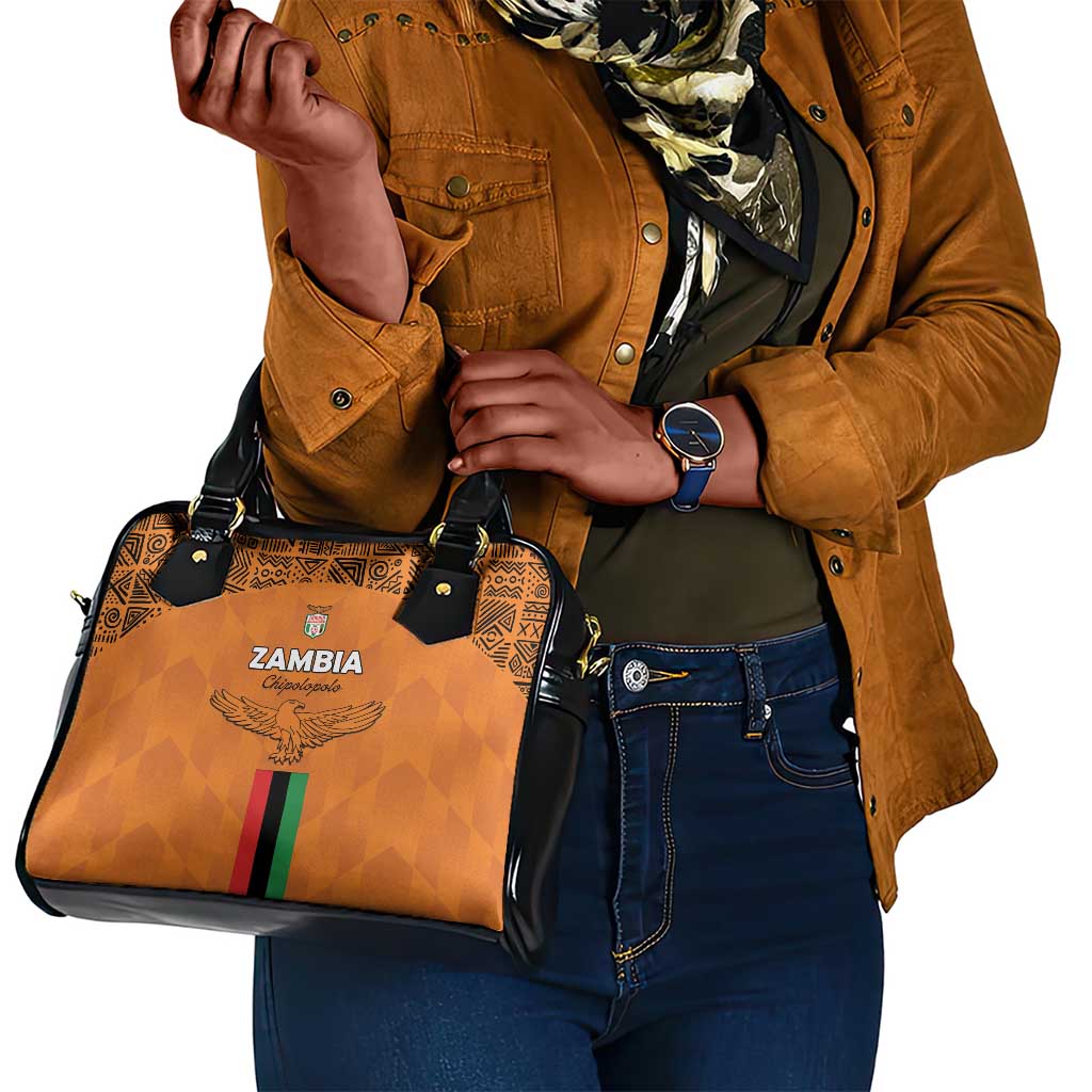 Zambia Football Shoulder Handbag Come On Chipolopolo - African Pride