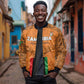Custom Zambia Football Sleeve Zip Bomber Jacket Come On Chipolopolo - African Pride