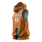 Custom Zambia Football Sleeveless Hoodie Come On Chipolopolo - African Pride